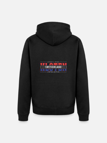 Kloten - Unisex Premium Bio Zip Hoodie - Schwarz