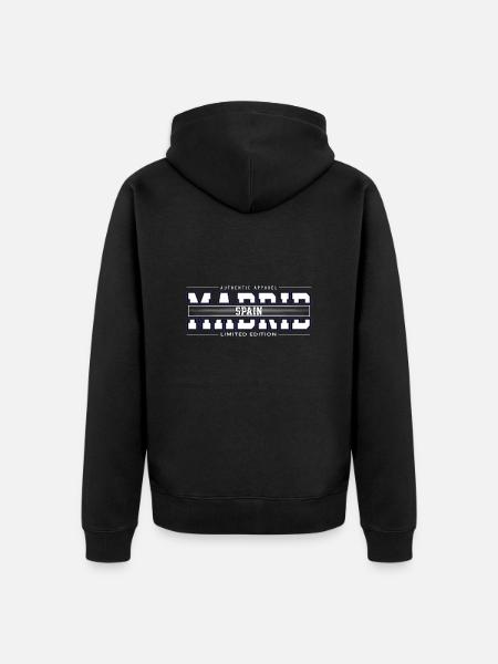 Madrid - Veste à capuche bio Premium Unisexe - noir