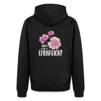 Fleuriste Amateurs de fleurs Œillets Fleurs Jardinier - Veste à capuche bio Premium Unisexe - noir - Dos - Nico (187cm)