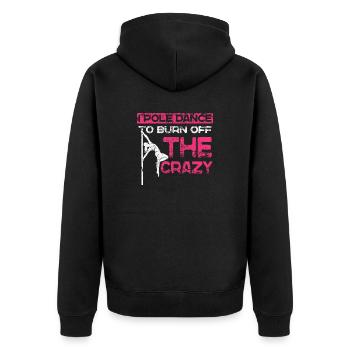 Pole Dance Dictons Danse Danse Pole Dance - Veste à capuche bio Premium Unisexe - noir - Dos - Nico (187cm)