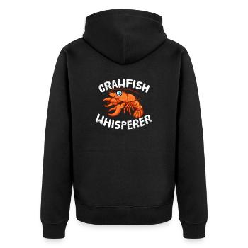 Écrevisses Chuchoteur Écrevisses Crabes crabes - Veste à capuche bio Premium Unisexe - noir - Dos - Nico (187cm)