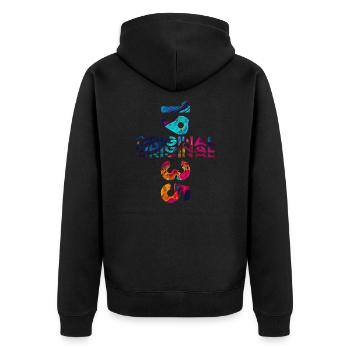 90th Birthday Year 1935 Year 1935 Original - Unisex Premium Organic Zip Hoodie - black - Back - Nico (187cm)