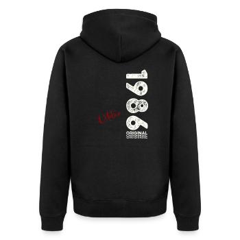 38e anniversaire Légende Octobre 1986 Volume 86 - Veste à capuche bio Premium Unisexe - noir - Dos - Nico (187cm)