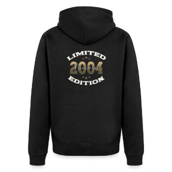 20e anniversaire Original Novembre 2004 Volume 04 - Veste à capuche bio Premium Unisexe - noir - Dos - Nico (187cm)