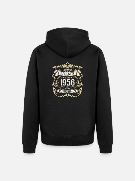 69-årsdagsgåva make Original mars 1956 - Ekologisk premiumluvjack unisex - svart
