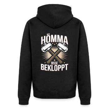 Rhénanie-du-Nord-Westphalie Rhénanie-du-Nord-Westphalie Rhénanie-du-Nord-Westphalie Allemagne Ruhrpott - Veste à capuche bio Premium Unisexe - noir - Dos - Nico (187cm)