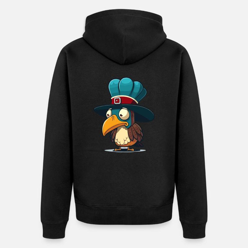 Gâterie de Thanksgiving - Veste à capuche bio Premium Unisexe - noir
