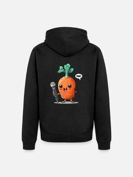 Fresh and Juicy - Unisex Premium Organic Zip Hoodie - black