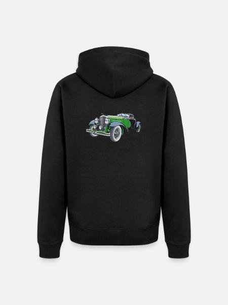 Duesenberg speedster 1931 - Unisex Premium Organic Zip Hoodie - black