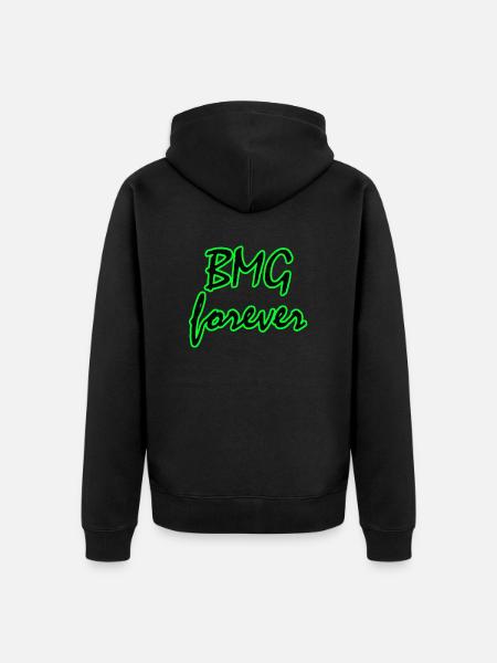 BMG forever - Unisex Premium Bio Zip Hoodie - Schwarz