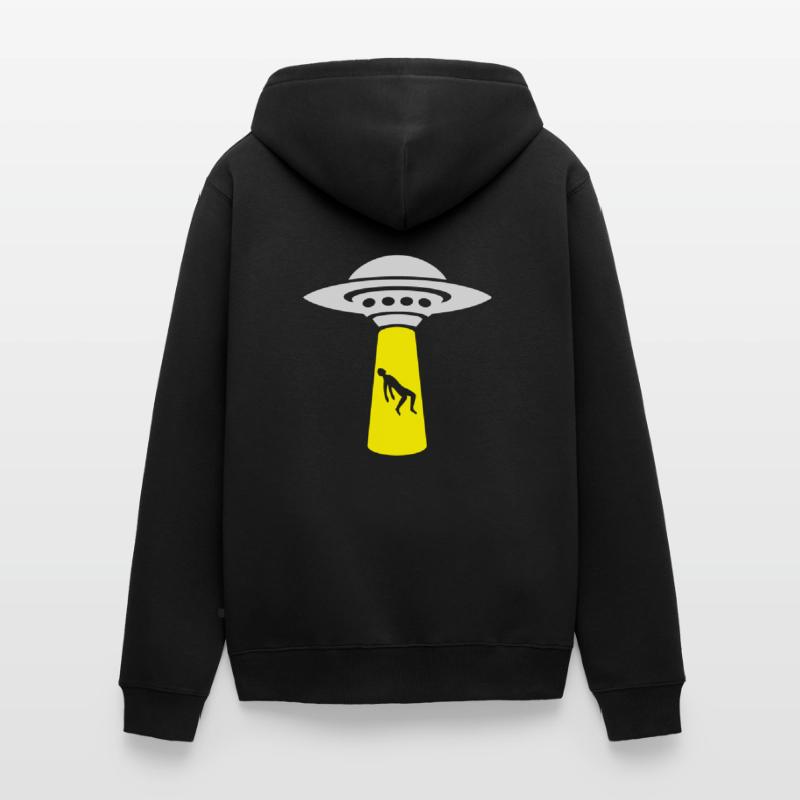 Alien Evolution Unisex Premium Organic Zip Hoodie