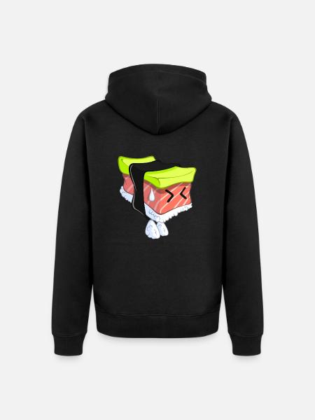 Sushi - Veste à capuche bio Premium Unisexe - noir
