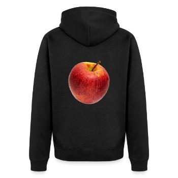 Pomme - Veste à capuche bio Premium Unisexe - noir - Dos - Nico (187cm)