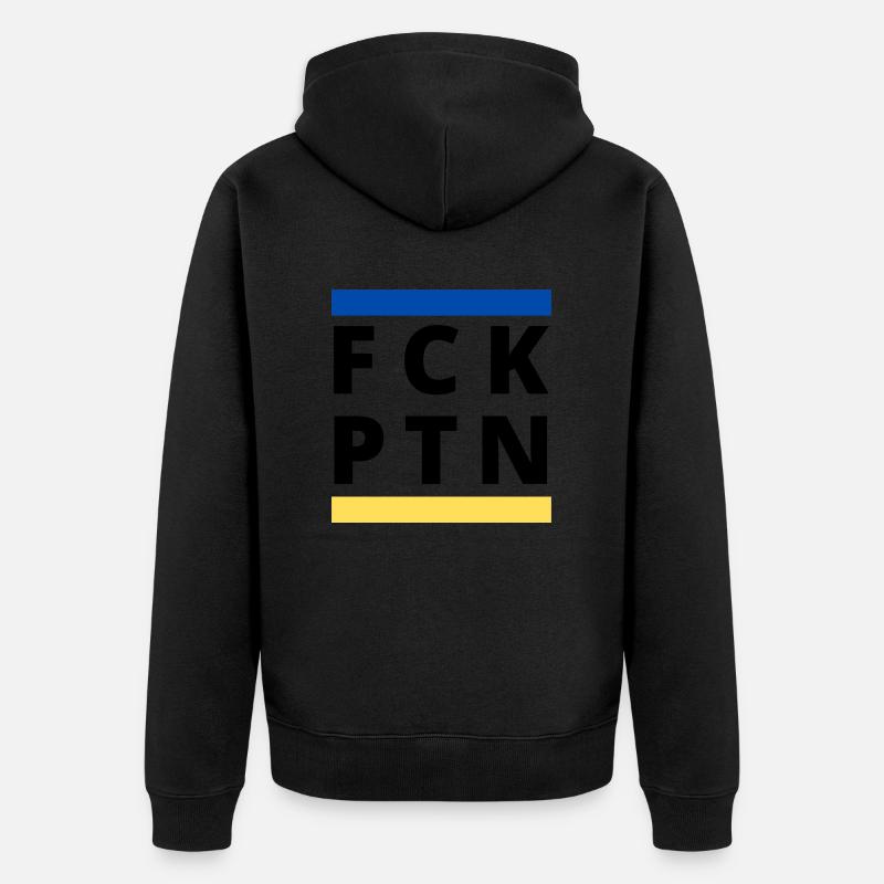 FCK PTN - Veste à capuche bio Premium Unisexe - noir