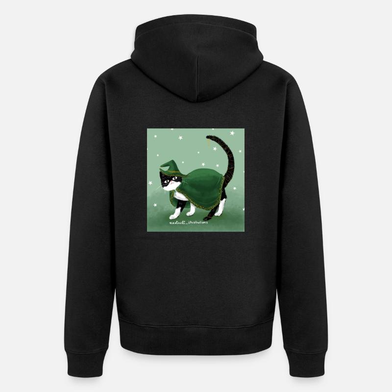 Assistant Chat - Veste à capuche bio Premium Unisexe - noir