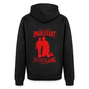 Ingolstadt Football Cadeau de famille - Veste à capuche bio Premium Unisexe - noir - Dos - Nico (187cm)