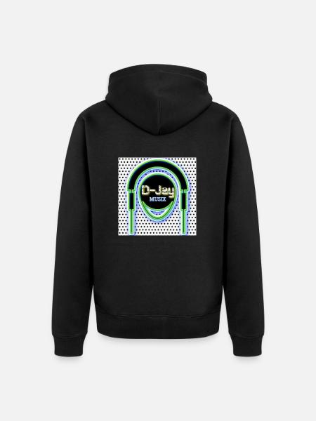 D-Jay MUSIX - Image - 2023 - Unisex Premium Organic Zip Hoodie - black
