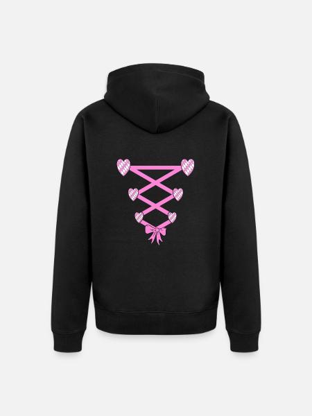 Volksfest Dirndl Replacement - Unisex Premium Organic Zip Hoodie - black