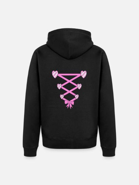 Volksfest Dirndl Replacement - Unisex Premium Organic Zip Hoodie - black