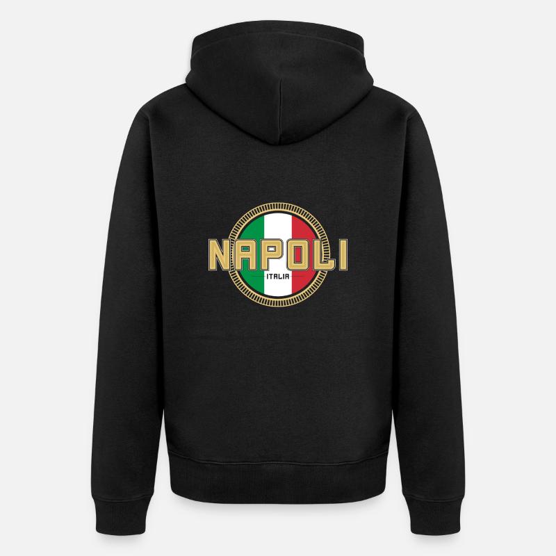 NAPOLI - Veste à capuche bio Premium Unisexe - noir