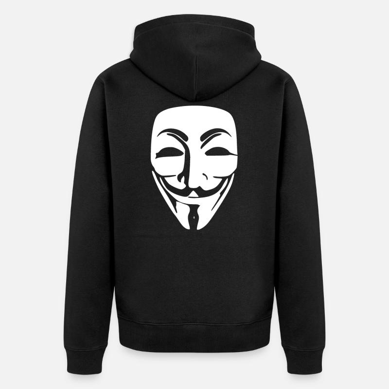 anonymous - Veste à capuche bio Premium Unisexe - noir