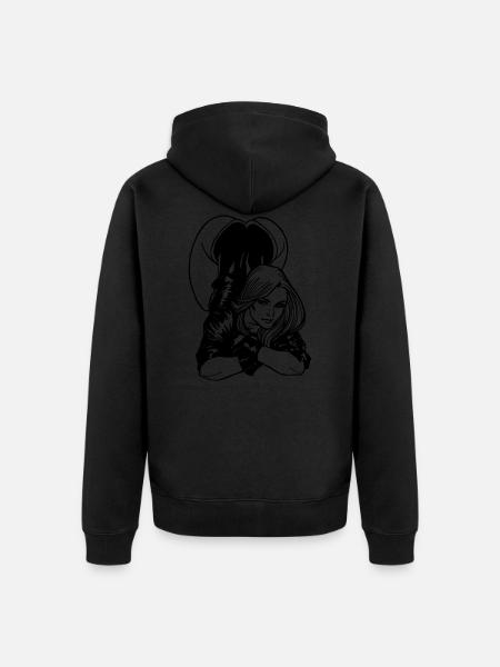 Fille sexy - Veste à capuche bio Premium Unisexe - noir