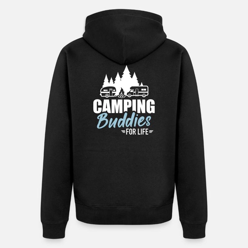 Campeur - Veste à capuche bio Premium Unisexe - noir