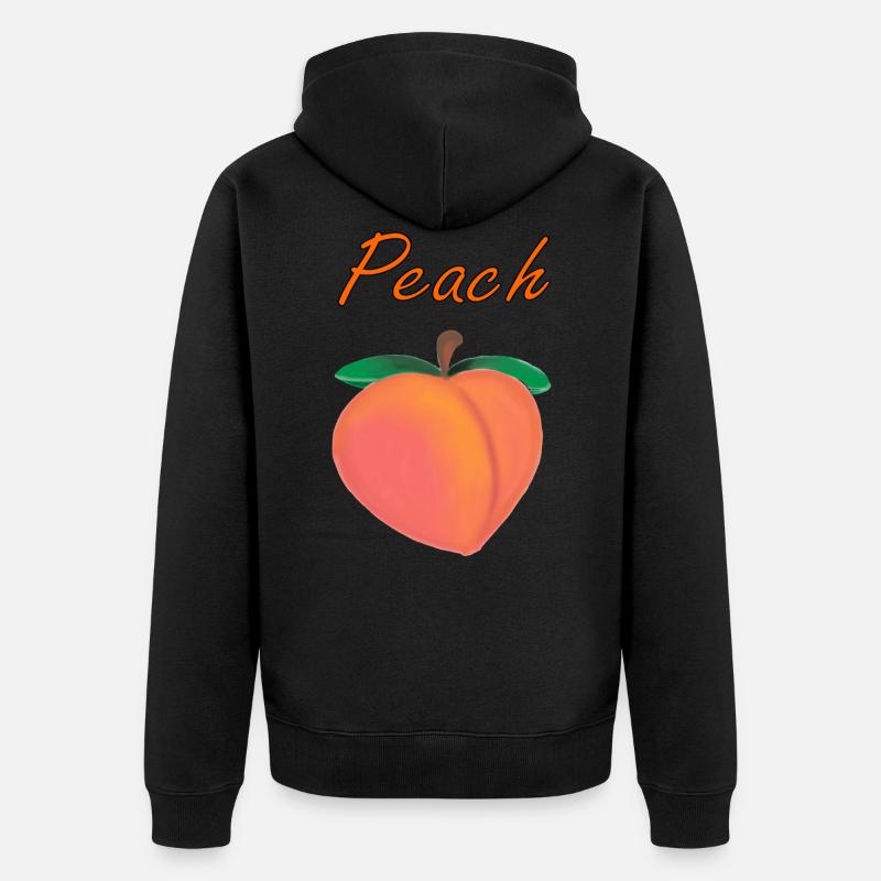 Pêche - pêche - Veste à capuche bio Premium Unisexe - noir