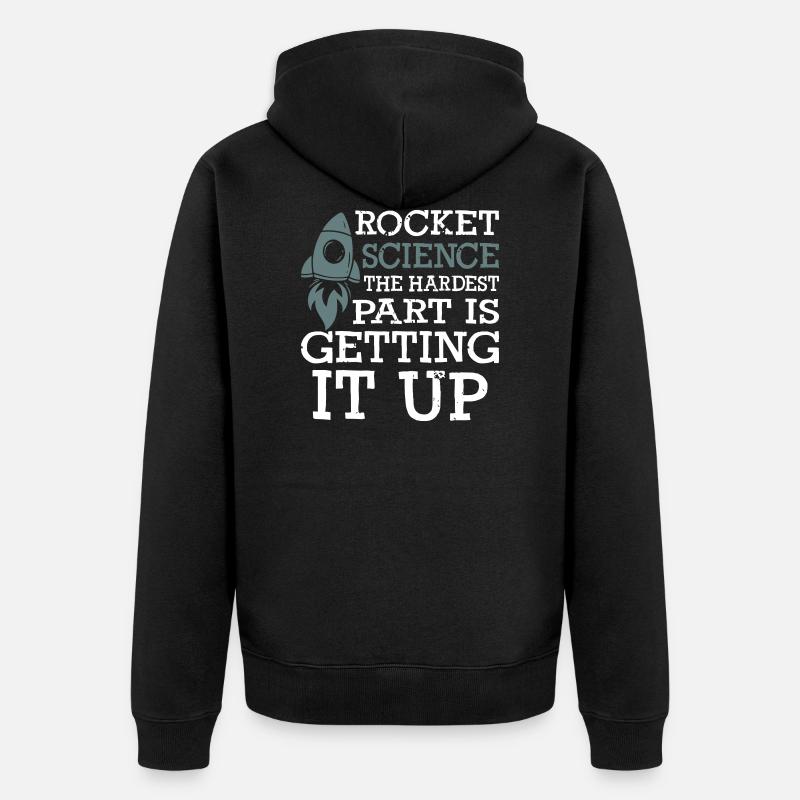 Rocket Science - Veste à capuche bio Premium Unisexe - noir