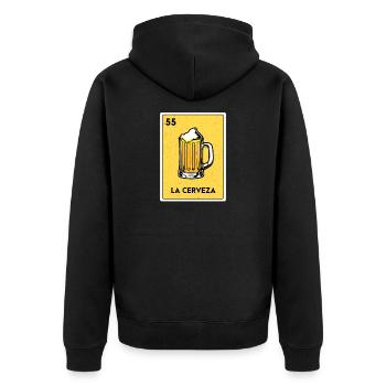 Mexique Lottery Bingo Jeu de cartes de jeu - Veste à capuche bio Premium Unisexe - noir - Dos - Nico (187cm)