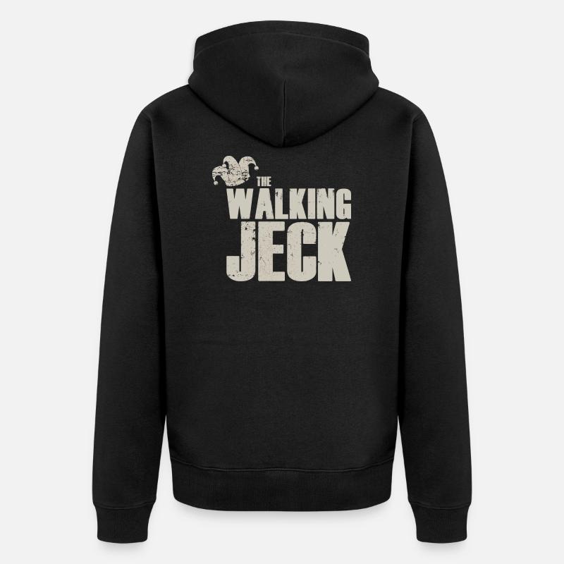 le jeck qui marche - Veste à capuche bio Premium Unisexe - noir
