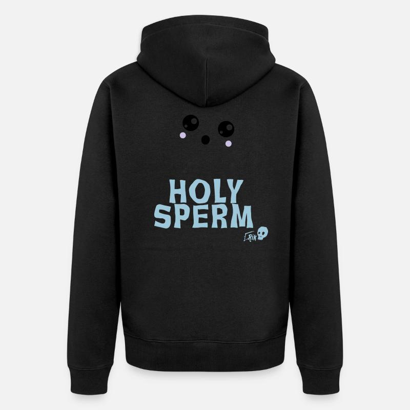 Sperme sacré - Veste à capuche bio Premium Unisexe - noir