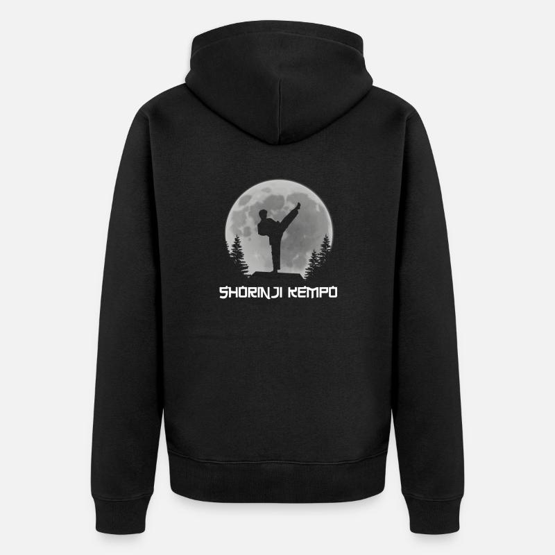 Shorinji Kempo - Veste à capuche bio Premium Unisexe - noir