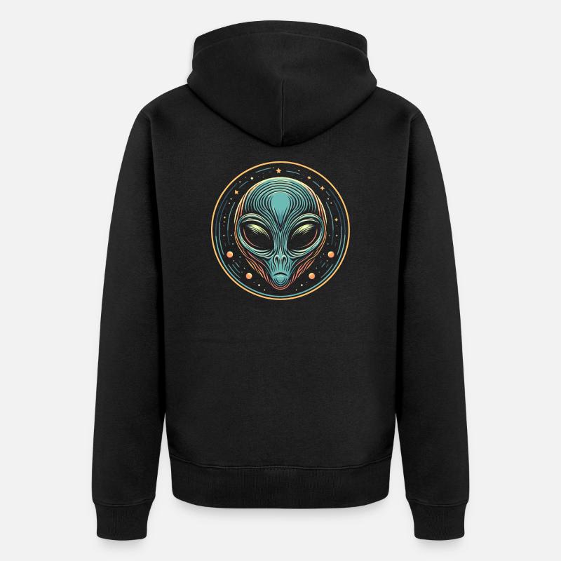 Alien - Veste à capuche bio Premium Unisexe - noir