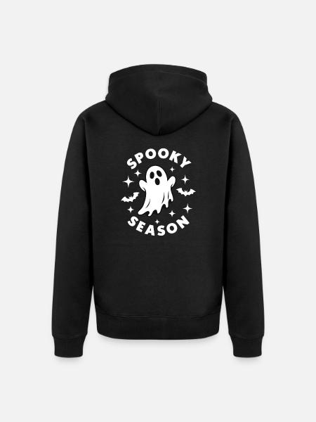 Saison effrayante - Veste à capuche bio Premium Unisexe - noir