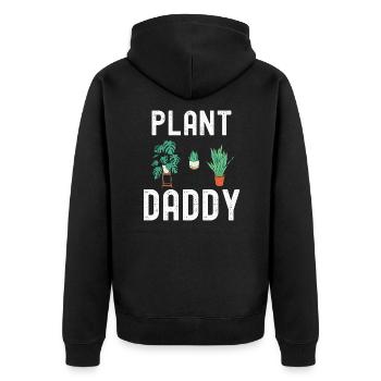 Planter - Veste à capuche bio Premium Unisexe - noir - Dos - Nico (187cm)