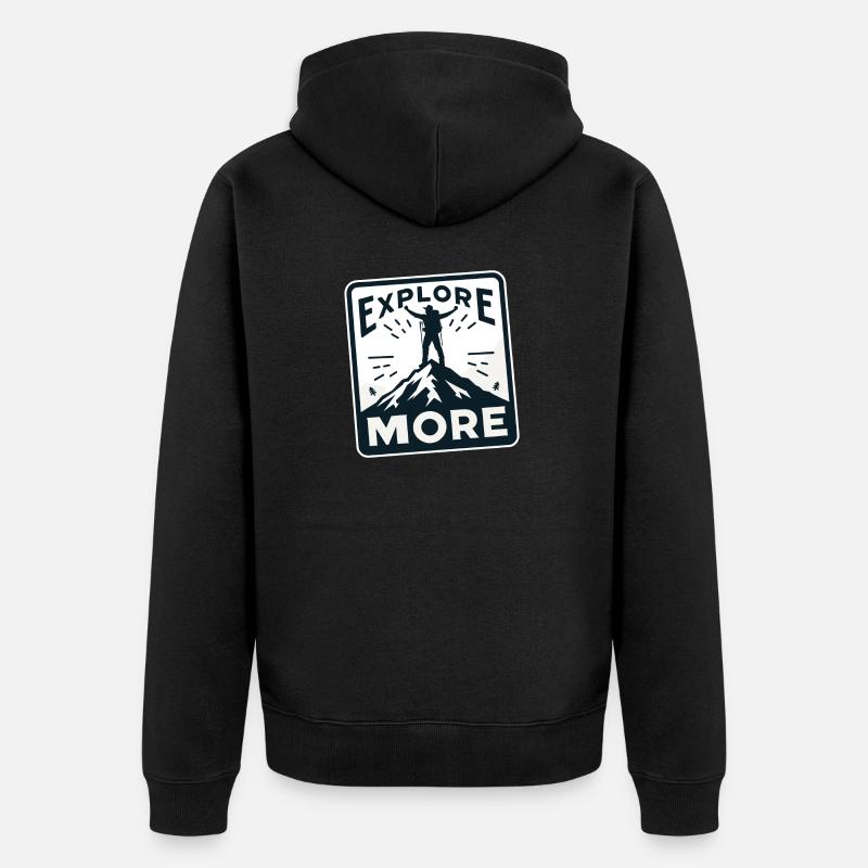 En savoir plus - Wanderer - Veste à capuche bio Premium Unisexe - noir