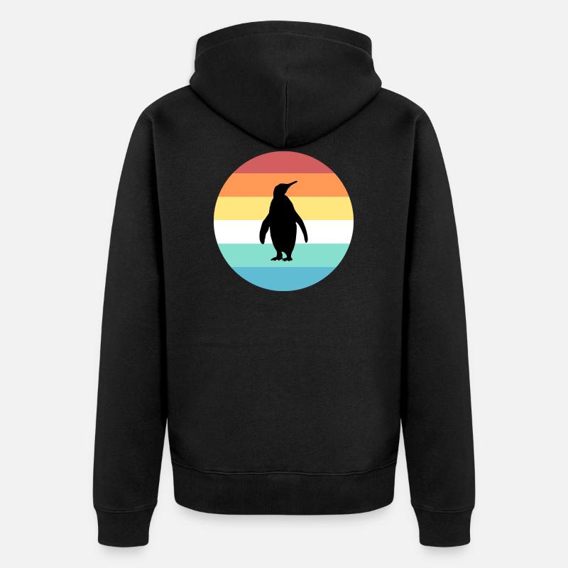 Pingouin - Veste à capuche bio Premium Unisexe - noir