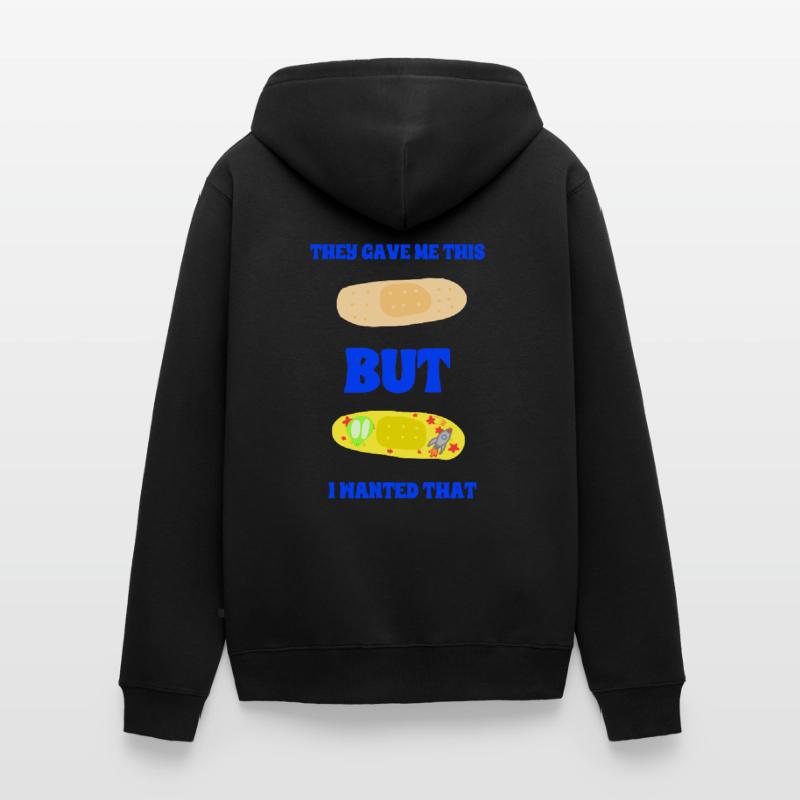 Klassisches Dressing oder Space Dressing Unisex Premium Bio Zip Hoodie