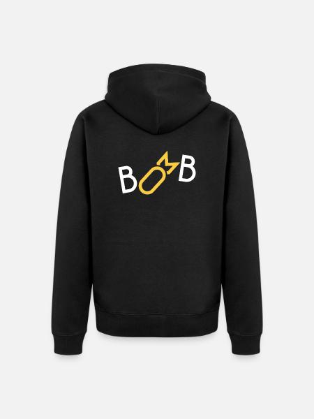 Bomb - Bombe - Veste à capuche bio Premium Unisexe - noir