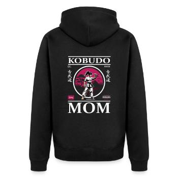 Kobudo Mom - Art de l’arme Mother Design - Veste à capuche bio Premium Unisexe - noir - Dos - Nico (187cm)