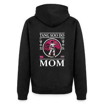 Tang Soo Do Mom - Arts Martiaux Mom Design - Veste à capuche bio Premium Unisexe - noir - Dos - Nico (187cm)