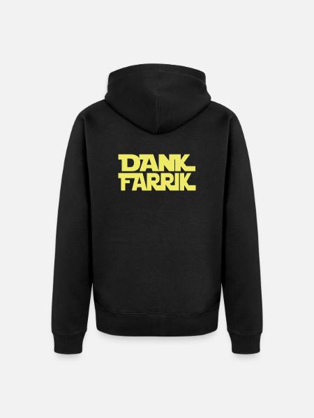 Thanks Farrik - Unisex Premium Organic Zip Hoodie - black
