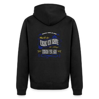 Chat Humour Littéraire Blagues Amour Jogue Amoureux Livre Amoureux - Veste à capuche bio Premium Unisexe - noir - Dos - Nico (187cm)