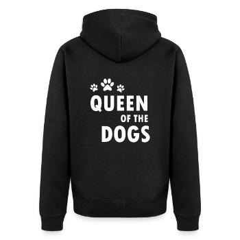 Hund Chien - Veste à capuche bio Premium Unisexe - noir - Dos - Nico (187cm)
