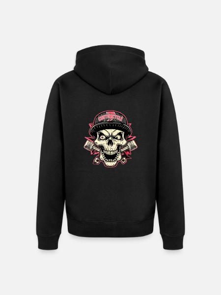 Skullmotor - Veste à capuche bio Premium Unisexe - noir