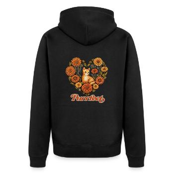 Parfait - Veste à capuche bio Premium Unisexe - noir - Dos - Nico (187cm)