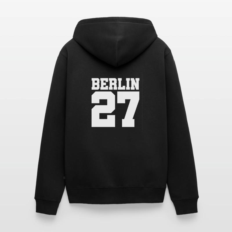 Berlin 27 - District - Postal Code - Gift Idea Unisex Premium Organic Zip Hoodie