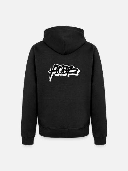 ACAB Day - Unisex Premium Organic Zip Hoodie - black