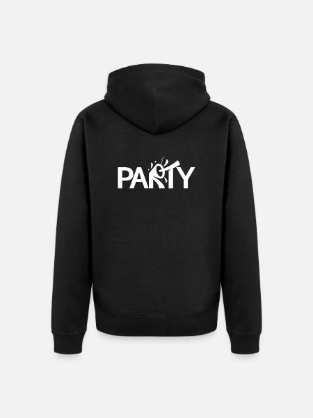 Parti - Veste à capuche bio Premium Unisexe - noir